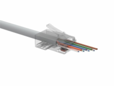 Konektor Solarix SXRJ45-6-UTP-EASY Univerzální, RJ45, CAT6 UTP, 8p8c na drát i licnu