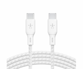 Belkin braided USB-C/USB-C Cable 100W 2m white CAB014bt2MWH