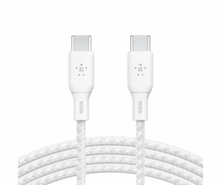 Belkin braided USB-C/USB-C Cable 100W 3m white CAB014bt3MWH