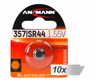 10x1 Ansmann 357 Silveroxid SR44