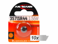 10x1 Ansmann 357 Silveroxid SR44