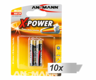 10x2 Ansmann alkalicky Micro AAA LR 03 X-Power