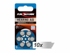 10x6 Ansmann Zinc-Air 675 (PR44)