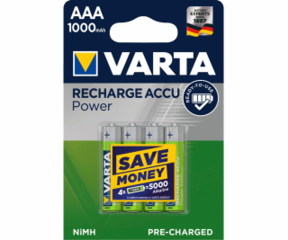 10x4 Varta Rechargeable Accu NiMh 1000 mAh Micro VPE Inne...