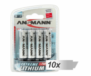 10x4 Ansmann extreme Lithium Mignon AA LR 6