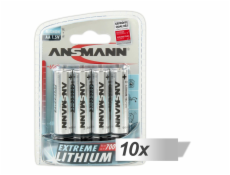 10x4 Ansmann extreme Lithium Mignon AA LR 6