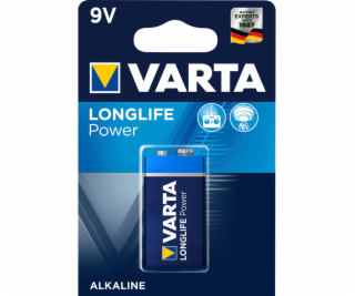 10x1 Varta Longlife Power 9V-Block 6 LR 61 bal. v kartonu