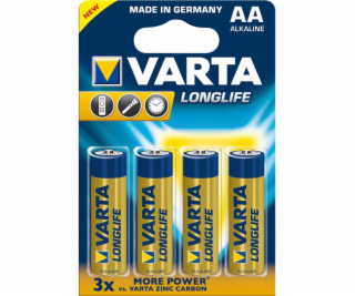 20x4 Varta Longlife Extra Mignon AA LR 6        baleni v ...