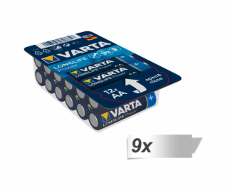 9x12 Varta Longlife Power AA LR 6 Ready-To-Sell Tray Big Box