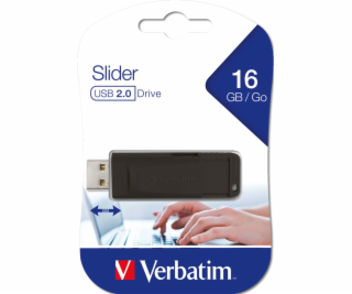 10x1 Verbatim Store n Go Slider 16GB USB 2.0