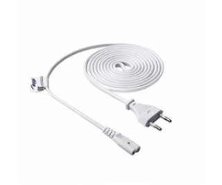 Akyga napájecí kabel 1.5m/250V/CEE 7/16-IEC C7 - bílá