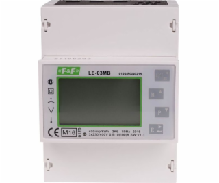 F&amp;F 3-fázový elektroměr s LCD displejem 100A LE-03MB