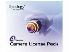 Licencia Synology Camera License Pack 4 pre sieťové kamery (LICENSEPACKFOR4)