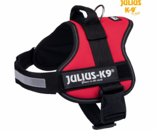 Trixie postroj Julius-K9®, 0/M-L: 58-76 cm/40 mm, červený