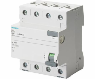 Siemens Prúdový chránič 4P 25A 0,03A typ AC (5SV4342-0KL)