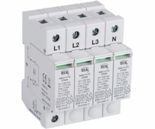 Kanlux Zvodič prepätia B+C 3P+N 30kA 1,5kV KSD-T1T2 275/2...