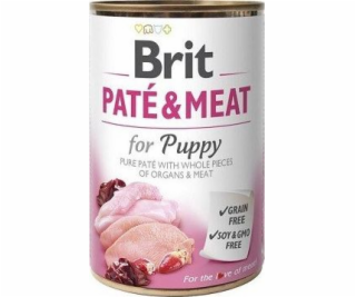 Brit Brit Pate & Meat Dog Puppy puszka 400g