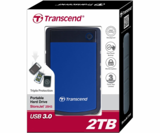 Externý pevný disk Transcend 25H3B 2TB modrý (TS2TSJ25H3B)