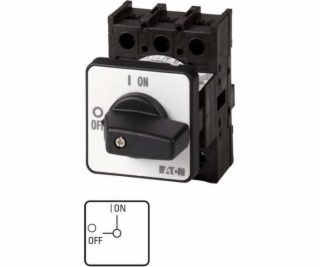 Eaton vačkový spínač 0-1 3P+N 32A pre zapustenie P1-32/E/...