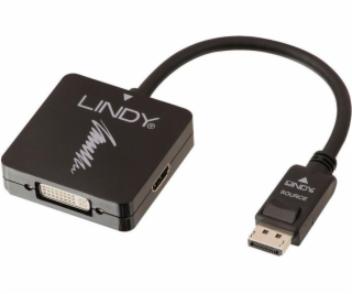 Lindy DisplayPort - HDMI - D-Sub (VGA) - DVI-I AV adaptér...