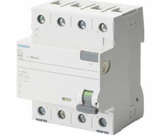 Siemens Prúdový chránič 4P 25A 0,03A typ A 5SV3342-6