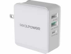 Cestovná nabíjačka Realpower DeskCharge-65