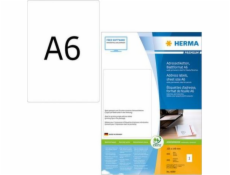 Herma Adresní štítky PREMIUM A6, 105 x 148 mm, bílé, trvalá přilnavost - 8689