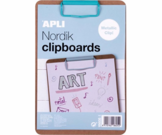 Apli Clipboard APLI Nordik, doska A5, drewniana, z metalo...