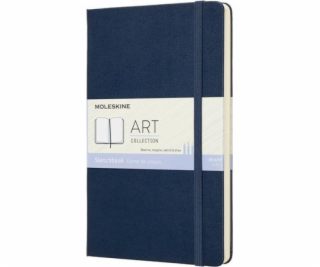 Moleskine Szkicownik MOLESKINE L (13x21cm), szafirowy, tw...