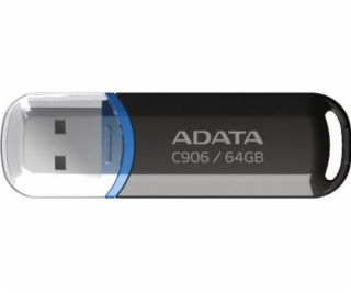 A-Data ADATA Flash Disk 64GB C906, USB 2.0 Classic, čiern...