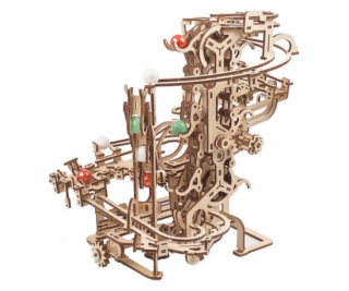 Hračka Ugears 3D dřevěné mechanické puzzle Kuličková dráh...