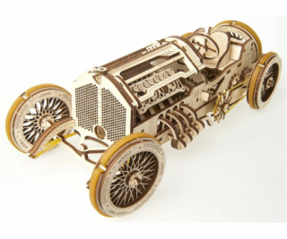 Hračka Ugears 3D dřevěné mechanické puzzle U9 Auto (Grand...