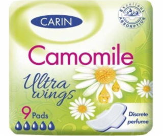 Vložky hygienické s křídelky ultra tenké 5 ks Camomile Cari