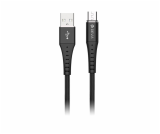 Devia Braid Series Cable (2.1A Android) 1M black