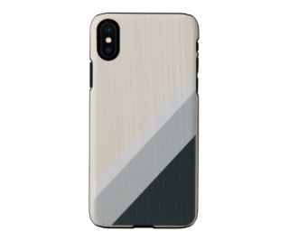 MAN&WOOD SmartPhone case iPhone X/XS šedá čierna čierna