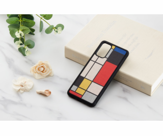 MAN&WOOD case for Galaxy S20+ mondrian wood black