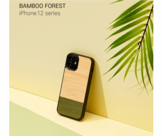 MAN&WOOD case for iPhone 12 mini bambus forest black