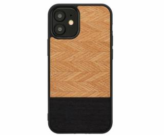 MAN&WOOD case for iPhone 12 mini herringbone nero black