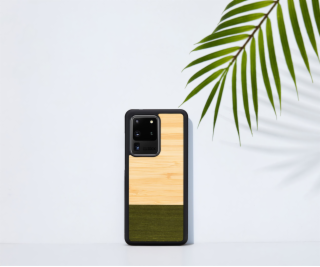 MAN&WOOD case for Galaxy S20 Ultra bamboo forest black