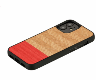 MAN&WOOD case for iPhone 12 mini herringbone azalea black