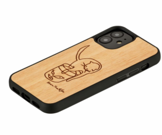 MAN&WOOD case for iPhone 12 mini cat with red fish