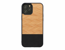 MAN&WOOD case for iPhone 12/12 Pre herringbone nero black