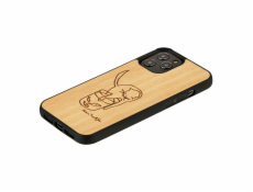 MAN&WOOD case for iPhone 12 Pro Max cat with red fish