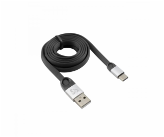 Sbox USB 2.0-Type-C/2.4A black/silver 1.5M