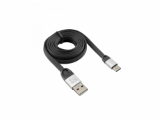 Sbox USB 2.0-Type-C/2.4A black/silver 1.5M