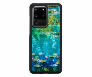 iKins case pre Samsung Galaxy S20 Ultra water lilies black