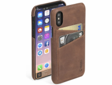 Krusell Sunne 2 Card Cover Apple iPhone X vintage cognac (61104)