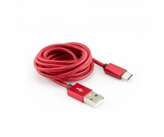 SBOX USB-TYPEC-15R Kábel USB 2.0/TypeC 1,5m čer