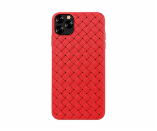 Devia Woven Pattern Design Soft Case iPhone 11 Pre red