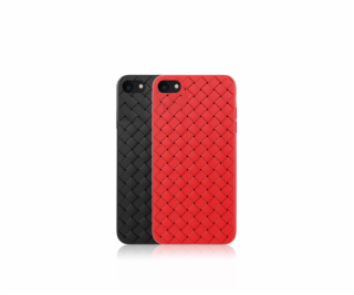 Devia Woven Pattern Design Soft Case iPhone SE2 red